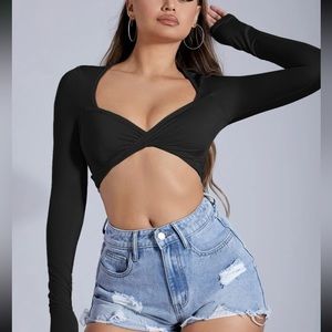 BUNDLE of 3 Twist Crop Tee